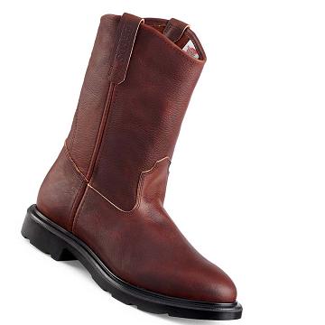 Red Wing SuperSole® 11-inch Soft Toe Pull-On Men's Work Boots Burgundy | ZA 82OKI